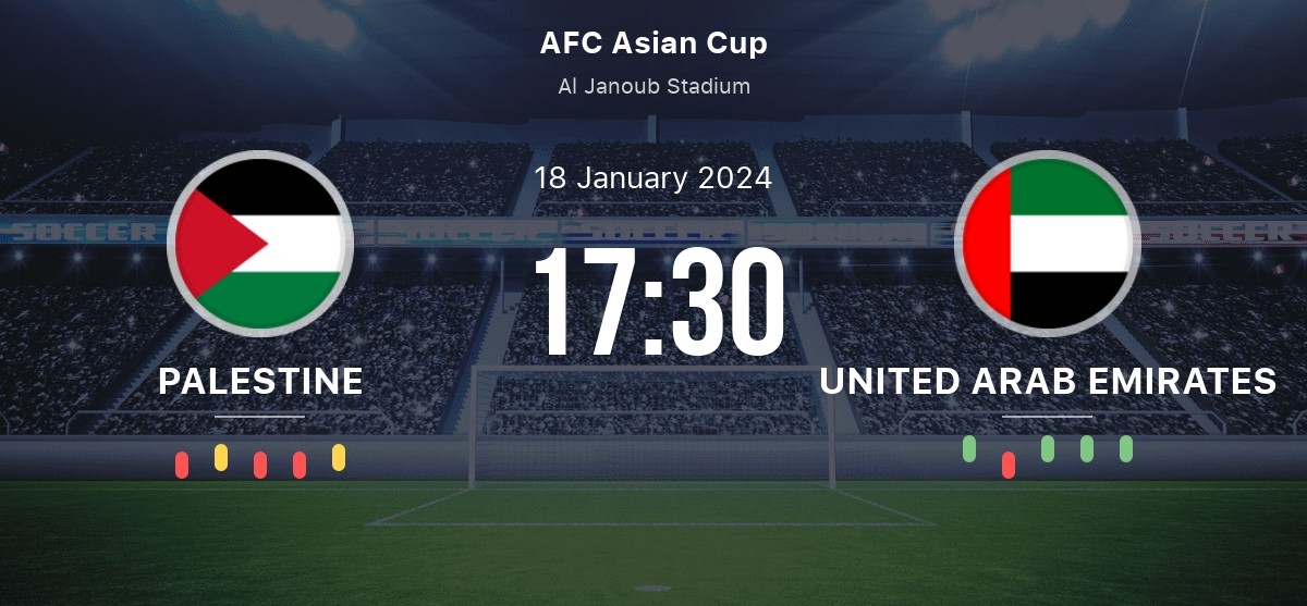 AFC Asian Cup 2023 Qatar: Palestina vs Uni Emirat Arab, Siapa yang Lebih Unggul?